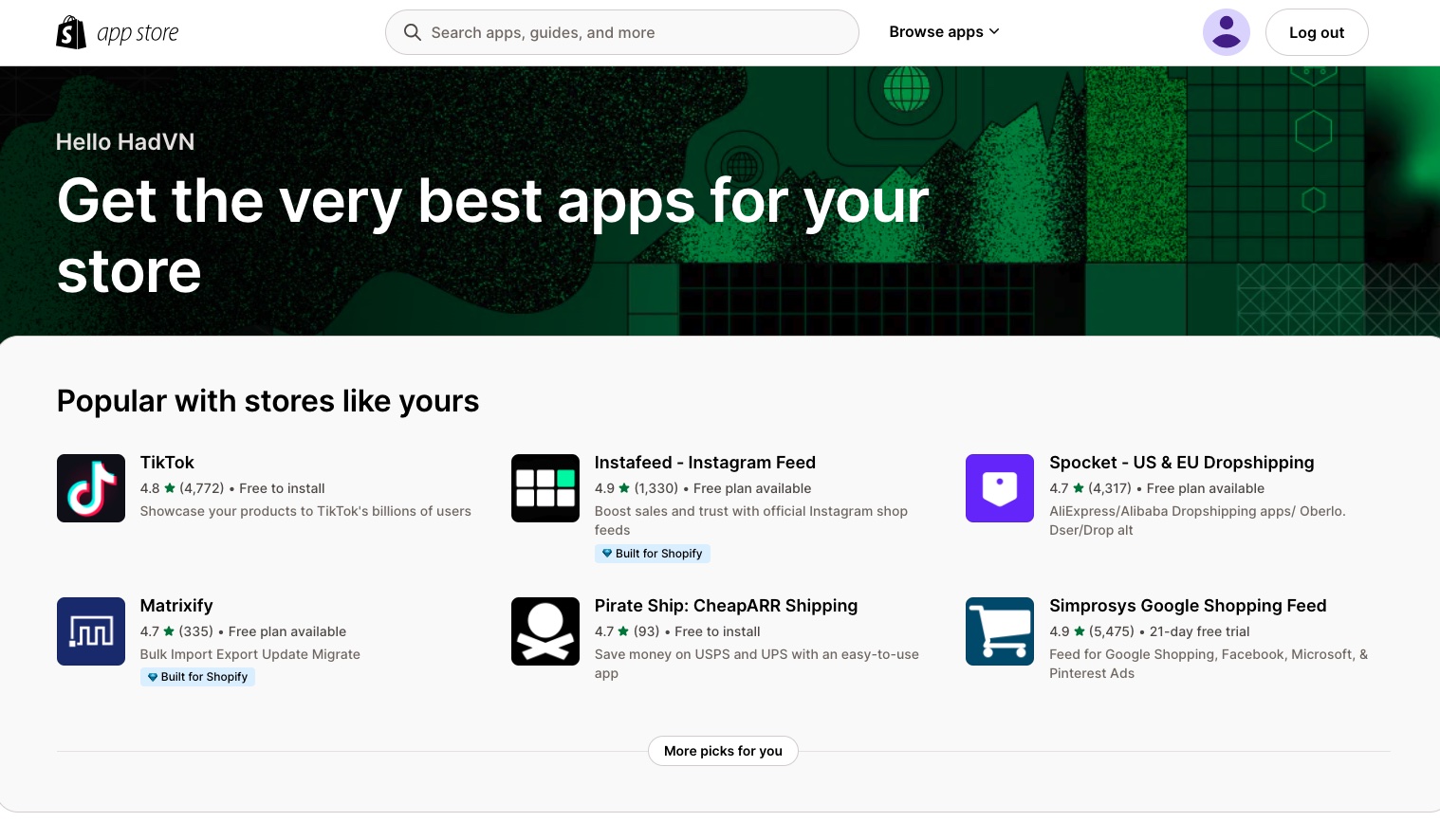 Shopify App Store